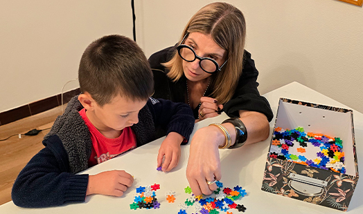 Séance de graphothérapie